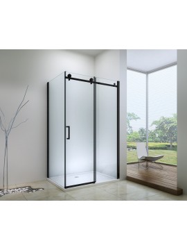Paravan EX801NB Matt Black 80x100x195/8mm KBKEX801NB
