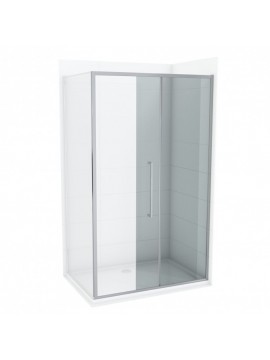 Stakleni paravan CONCEPT DEVON200 1600x2000 staklo 6mm providno sa tankim ramom C-02-22160