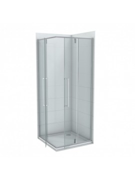 Tuš kabina CONCEPT ABSOLUT 800x800x2000 staklo 6mm providno sa pivot vratima C-02-6180