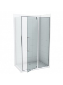 Stakleni paravan CONCEPT ABSOLUT 800x2000 staklo 6mm providno sa pivot vratima C-02-6200