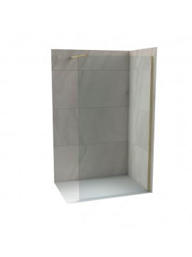 C-02-S70BG Walk-in COPEN MONTE 700x2000 8mm staklo, brushed gold
