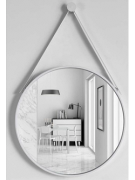 Ogledalo alu-ram fi 60, silver, bez led-a- CL15