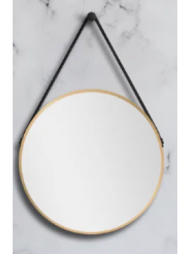 Ogledalo alu-ram fi 60, gold, bez led-a - CL14