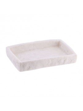 64120100 TENDANCE POSUDA ZA SAPUN 2X13X9 CM POLIRESIN BELA