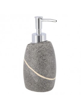 62153180 TENDANCE DOZER ZA SAPUN STONE EFFECT 17X9.1X8.5 CM POLIRESIN SIVA